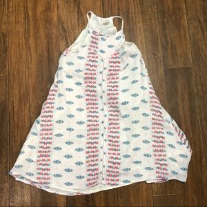 Lucky Dress | White halter dress Boho style